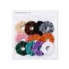Coleteros para el cabello de terciopelo Pack x10 Pares
