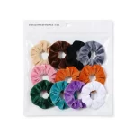 Coleteros para el cabello de terciopelo Pack x10 Pares