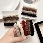 Ligas de Terciopelo, Estilo Elegante y Simple Set x10