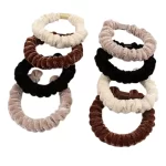 Ligas de Terciopelo, Estilo Elegante y Simple Set x10