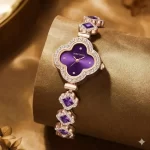 Reloj-Trebol-Pulsera-Cuarzo-De-Lujo