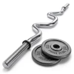 Barra-Curva-Para-Pesas-Cromada-150cm