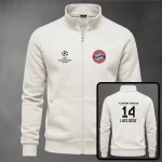 Buzo Cuello Alto Bayer Munich Bordado 14 Luis Díaz