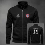 Buzo Cuello Alto Bayer Munich Bordado 14 Luis Díaz