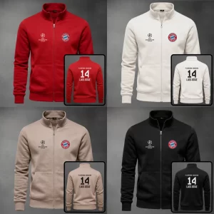 Buzo Cuello Alto Bayer Munich Bordado 14 Luis Díaz