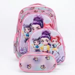 Maleta Escolar Con Ruedas Y Carrito Guerreras kpop