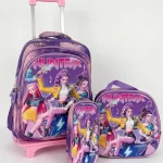 Maleta Escolar Con Ruedas Y Carrito Guerreras kpop