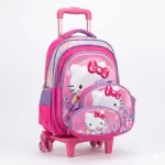 Maleta-Escolar-Con-Ruedas-Y-Carrito-Sanrio