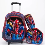 Maleta-Escolar-Con-Ruedas-Y-Carrito-Spiderman