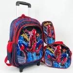 Maleta-Escolar-Con-Ruedas-Y-Carrito-Spiderman