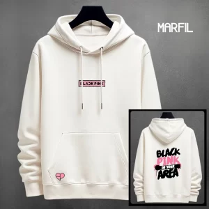 Buzo Música Black Pink Estampado