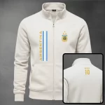 Buzo Cuello Alto Argentina Bordado