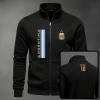 Buzo Cuello Alto Argentina Bordado