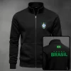 Buzo Cuello Alto Brasil Bordado