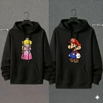 Buzos con Capota Pareja Mario y Peach