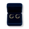 Aretes Rombo Dorado 1,5cm