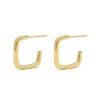 Aretes Rombo Dorado 1,5cm