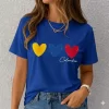 Camiseta Colombia 3 Corazones Estampada
