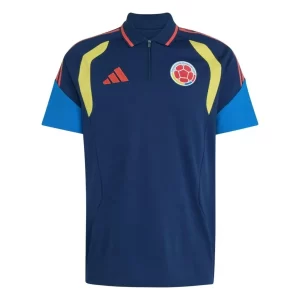Camiseta Colombia Azul Tipo Polo Hombre