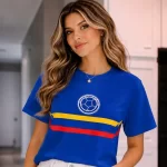 Camiseta Colombia Federación Central Estampada