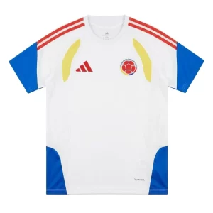 Camiseta Colombia Hombre Blanca Entreno