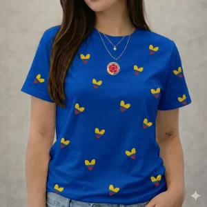 Camiseta Corazones Tricolor Estampados