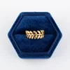Anillo Romano Dorado Acero Inoxidable