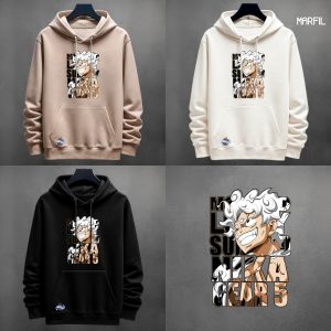 Buzo con Capota One Piece Luffy Estampado