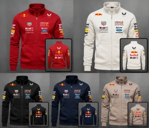 Buzo Cuello Alto Carro Red Bull Estampado