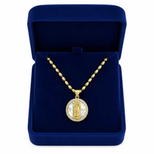 Cadena Gruesa con Dije de la Virgen