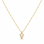 Cadena-con-Dije-de-Letras-Piedritas-Blancas