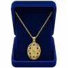 Cadena de la Virgen con Piedritas Dorado