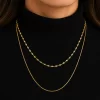 Duo de Cadenas Elegantes Dorado