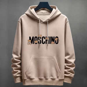 Buzo con Capota Moschino Estampado Central