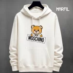 Buzo con Capota Moschino Estampado