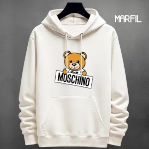 Buzo con Capota Moschino Estampado