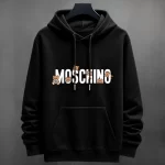 Buzo con Capota Moschino Estampado Central