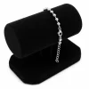 Pulsera Perlas Medianas Dorada Acero Inoxidable