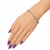 Pulsera Perlas Medianas Dorada Acero Inoxidable