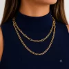 Set de Cadenas Doble Doradas
