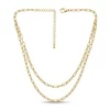Set de Cadenas Doble Doradas