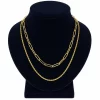 Set de Cadenas y Espiral Dorado