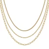 Set de Collares Elegantes Dorado