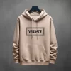 Buzo con Capota Versace Logo Estampado