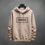 Buzo con Capota Versace Logo Estampado