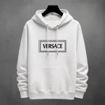 Buzo con Capota Versace Logo Estampado