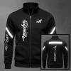 Buzo Apache Reflectivo Estampado Cuello Alto