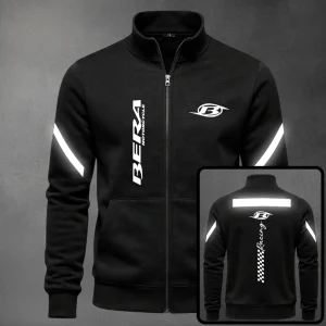 Buzo Bera Reflectivo Estampado Cuello Alto