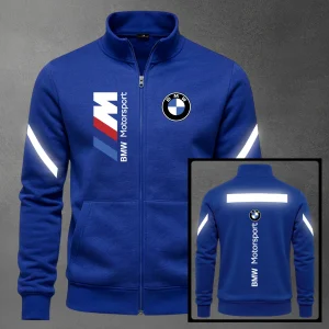Buzo Bmw Reflectivo Estampado Cuello Alto