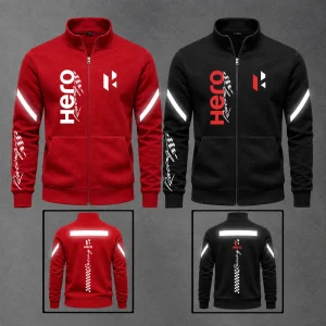 Buzo Hero Reflectivo Estamapado Cuello Alto